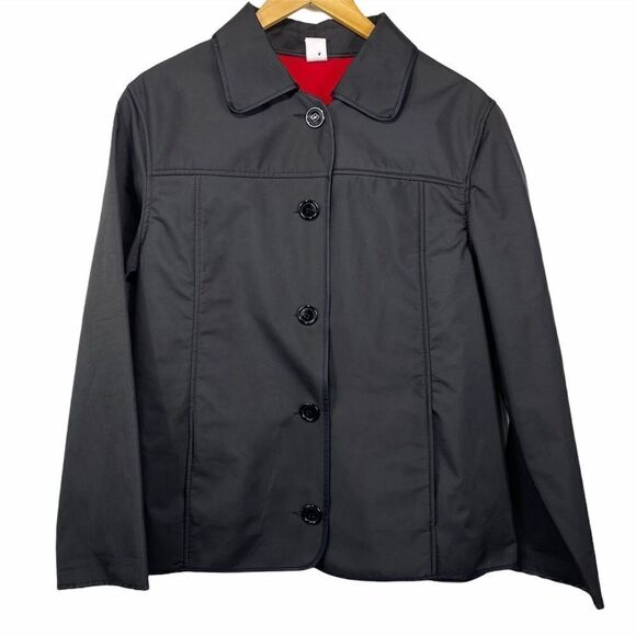 Andrea Mcgrim Black Button Down Jacket - Picture 2 of 9